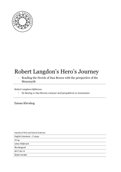 Robert Langdon`s Hero`s Journey