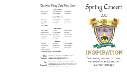 Spring Concert - The Sacramento Choral Calendar