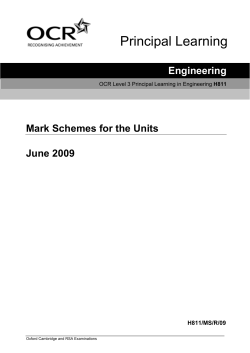 Mark scheme