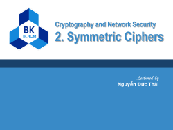 Chapter 02 Symmetric Ciphers