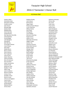 Click this link to see the 2016 2017 Semester Honor Roll