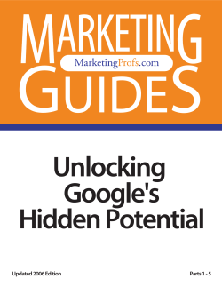 Unlocking Google`s Hidden Potential as a