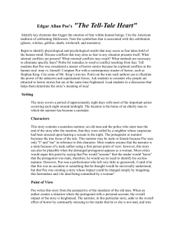 Edgar Allan Poe`s "The Tell-Tale Heart"