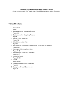 Table of Contents - Associated Students Inc.