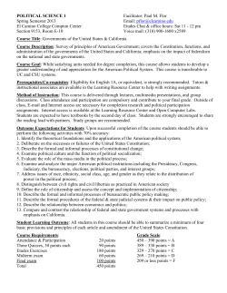 Political Science 1, Section 9153