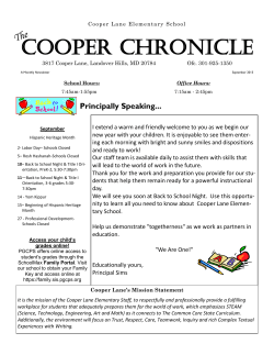 cooper chronicle
