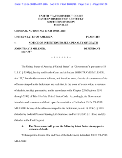 united states district court eastern district of kentucky southern