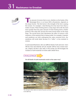31Resistance to Erosion