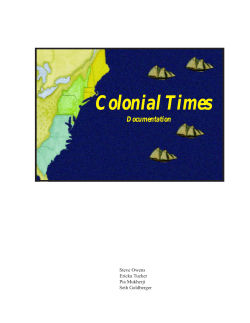 Colonial Times - Brown CS