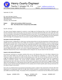 Letters - Henry County Engineer