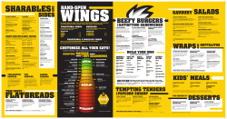 sharables - Buffalo Wild Wings