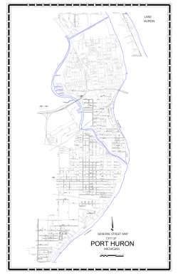 City Street Map - City of Port Huron