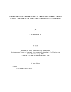 effects of incomplete combustion on atmospheric