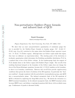Non-perturbative Faddeev-Popov formula and infrared limit of QCD
