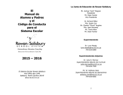 spanish rsss coc 2015-2016 - Rowan