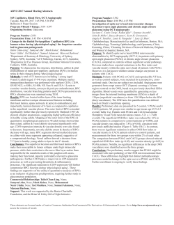 Session 365 Capillaries, blood flow, OCT angiography