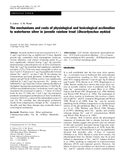 The mechanisms and costs of physiological and toxicological