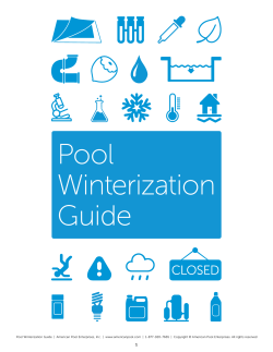 Pool Winterization Guide