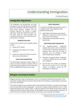 Immigration Fact Sheet - City of St. Cloud, MN
