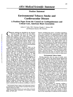 AHA Medical/Scientific Statement