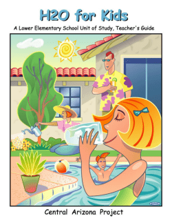 Click here for a Teacher`s Guide to Water Education