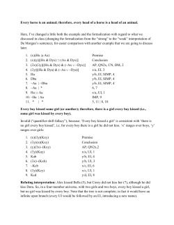 Quantifier-shift Fallacy - Fordham University Faculty