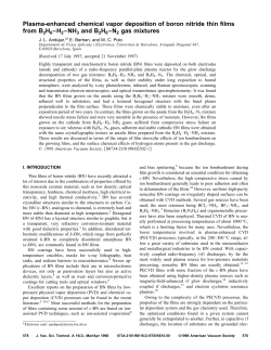 Plasma-enhanced chemical vapor deposition of boron nitride thin
