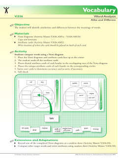V.026b Alike and Different - Florida Center for Reading Research