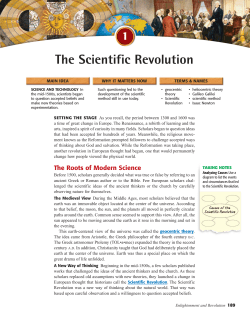 The Scientific Revolution
