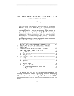 may it please the justice: justice kennedy and school desegregation