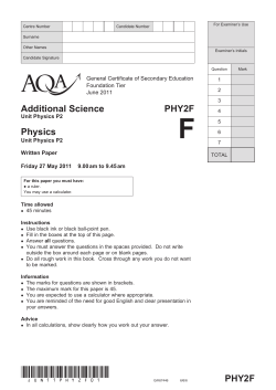 Physics (Foundation)