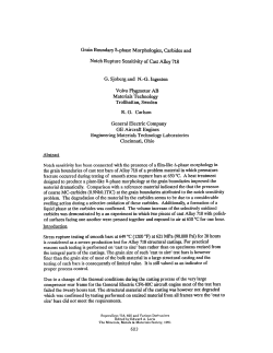 Grain Boundary delta-phase Morphologies, Carbides and