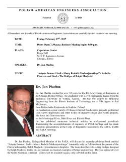 PAEA Bulletin / Meeting: Friday, February 17th, 2017