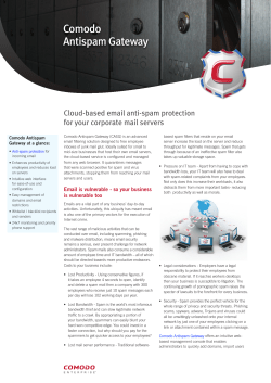 Comodo Antispam Gateway