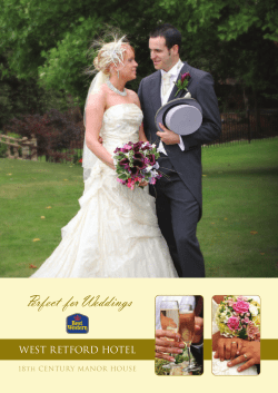 Perfect for Weddings - BEST WESTERN PLUS West Retford Hotel