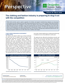 the clothing and fashion industry is preparing to slug it