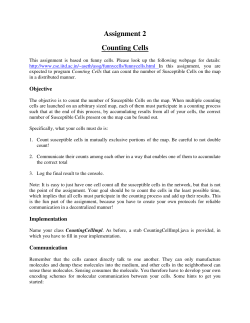 Assignment 2 Counting Cells