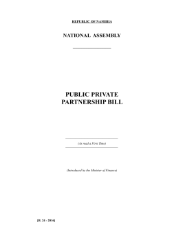public private partnership bill