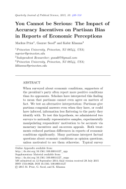 The Impact of Accuracy Incentives on Partisan Bias