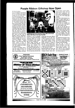 Purple Ribbon Giftshop Now Open