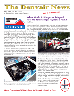 RMC News 5-09.indd - Rocky Mountain CORSA