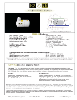 EZ001-CX (1.5 gallon unit) - EZ-FLO
