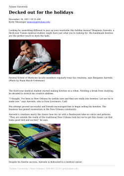 Print to PDF - New Wave: Tulane News