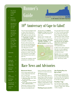 Runner`s Guide - Cape to Cabot