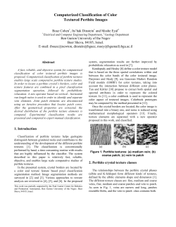 Computerized Classification of Color Textured Perthite Images