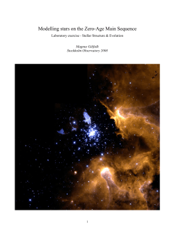 Modelling stars on the zero