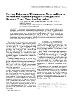 Further evidence of chromosome abnormalities in normal and