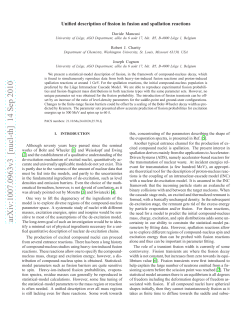 Unified description of fission in fusion and spallation reactions