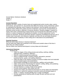 Grade 11 - Plymouth Public Schools