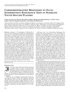 CARDIORESPIRATORY RESPONSES TO YO